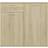 vidaXL Sonoma Oak Sideboard 80x75cm
