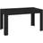 vidaXL 804203 Black Dining Table 74.5x140cm