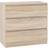 SECONIQUE Malvern Sonoma Oak Effect Chest of Drawer 80x77cm