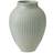 Knabstrup Keramik Grooves Mint Green Vase 20cm