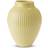 Knabstrup Keramik Grooves Light Yellow Vase 20cm