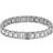 BOSS Silver Tone Link Cuff Logo Closure - Silver