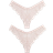 H&M Lace Brazilian Briefs 2-pack - Light Pink