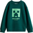 H&M Boys Minecraft Printed Sweatshirt - Dark Green