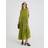River Island Womens Green Pleated Maxi Dress