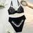 Shein Contrast Lace Bra Panty Underwear Set