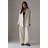 Warehouse Womens Linen Look Pinstripe Blazer - Beige