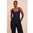 PrettyLittleThing Textured Sheer Floral Square Neck Corset - Blue