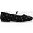 Clarks Livia Stud Standard Fit Suede Bar Shoes - Black
