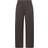 Yours Wide Leg Leggings Women's Curve Plus Size - Brown