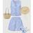 Shein Tween Girls Sleeveless Woven Striped Camisole Set - Summer
