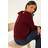 Roman Bow Tie Back Jumper - Red
