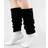 Shein Women Knitted Leg Warmers Y2K Style - Autumn/Winter