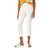 Roman Slim Leg Turn Up Stretch Jeans - White