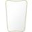 GUBI F.A.33 Brass Wall Mirror 54x80cm