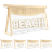 Shein Boho Patch SPF Bag Clear Makeup Letter Bag