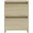 vidaXL 800519 Sonoma oak Bedside Table 30x30cm