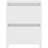 vidaXL 800513 White Sengebord 30x30cm