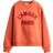 H&M Text Motif Sweatshirt - Orange/Paris