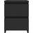 vidaXL 800515 Black Bedside Table 30x30cm