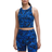 Lululemon Swift Speed Cropped Tank Top Flower Meld Galactic Cobalt