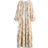 H&M Oversized Tie-Belt Dress - Cream/Floral