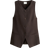 H&M Long Waistcoat - Dark Brown