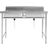 vidaXL Double Basin Kitchen Sink with Backsplash