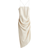 H&M Draped Linen-Blend Dress - Light Beige