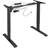 tectake Base Piotr Black Table