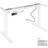tectake Denis Desk White Table
