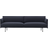 Muuto Outline Dark Blue Sofa 220cm 3 Seater