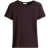 H&M Ribbad T-shirt - Mörkbrun