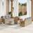 vidaXL 9 Piece Garden Sofa Beige Poly Rattan Outdoor Lounge Set
