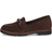 Tamaris Suede Leather Loafers Shoes - Brown