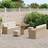 vidaXL 9 Piece Garden Sofa Beige Poly Rattan Outdoor Lounge Set