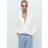 Mango Fluid Long Sleeved Blouse Off White -