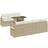 vidaXL Trädgårdsoffset 8 pcs Beige Gräddvit 100 x 55 x 73 cm Loungeset