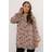 Yours Floral Print Pleated Blouse - Mauve Purple