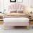 Shein Flieks Velvet Upholstered 90 x 190 cm Frame Bed