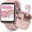 Tikkers Teen Series 13 Pink Smart Watch Set