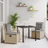 vidaXL Trädgårdsmöbelset 3 pcs Beige Konstrotting Matgrupp