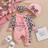 Shein Baby Girl Leopard Print Letter Pattern Romper - Autumn/Winter