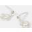 Accessorize Sterling Silver Diamante Clover Drop Earrings - Grey