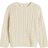H&M Cable Knit Cotton Jumper - Light Beige (1236445001)