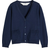 H&M Cotton School Cardigan - Navy Blue (1167345001)