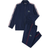 Lacoste Lightweight Diamond Taffeta Tennis Tracksuit - Navy Blue/Red
