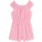 River Island Kid's Shirred Texture Playsuit - Pink