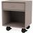 Montana Furniture Dream Castors Truffle/Black Bedside Table 30x35.4cm