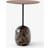 &Tradition Lato Bord LN8 Lacquered Walnut Emperator Marble Småbord 40cm